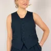 Pas De Calais 3321 Waistcoat Navy