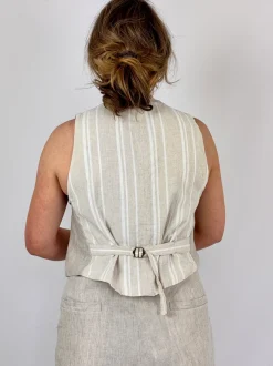 Pas De Calais 3321 Waistcoat Natural