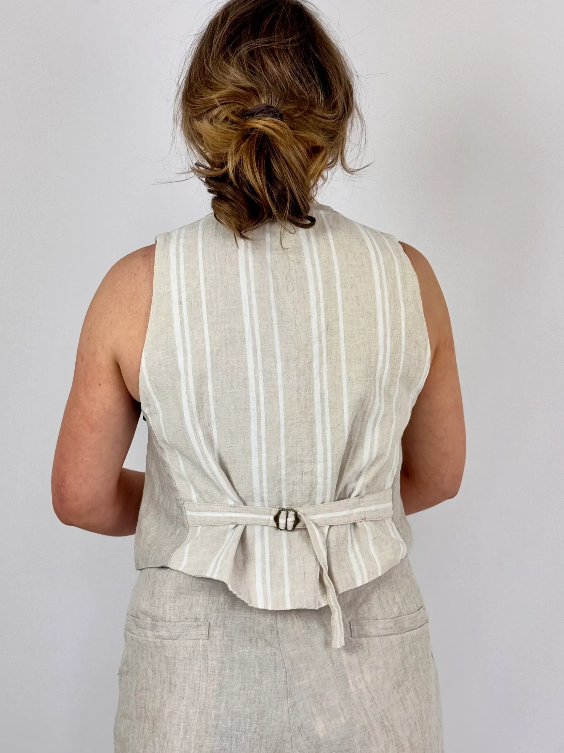Pas De Calais 3321 Waistcoat Natural