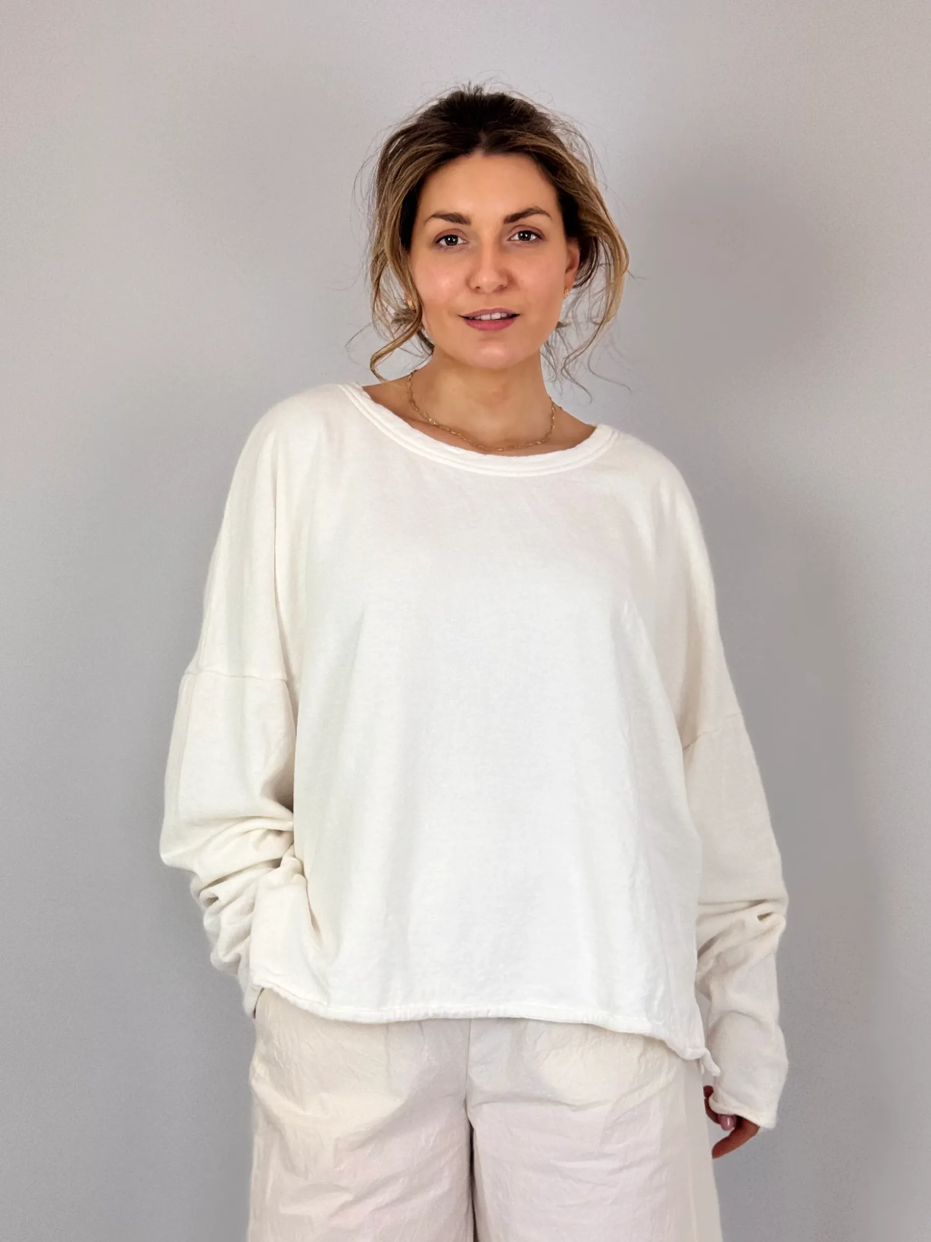 Privatscahen Strammgrei Jumper Schnee