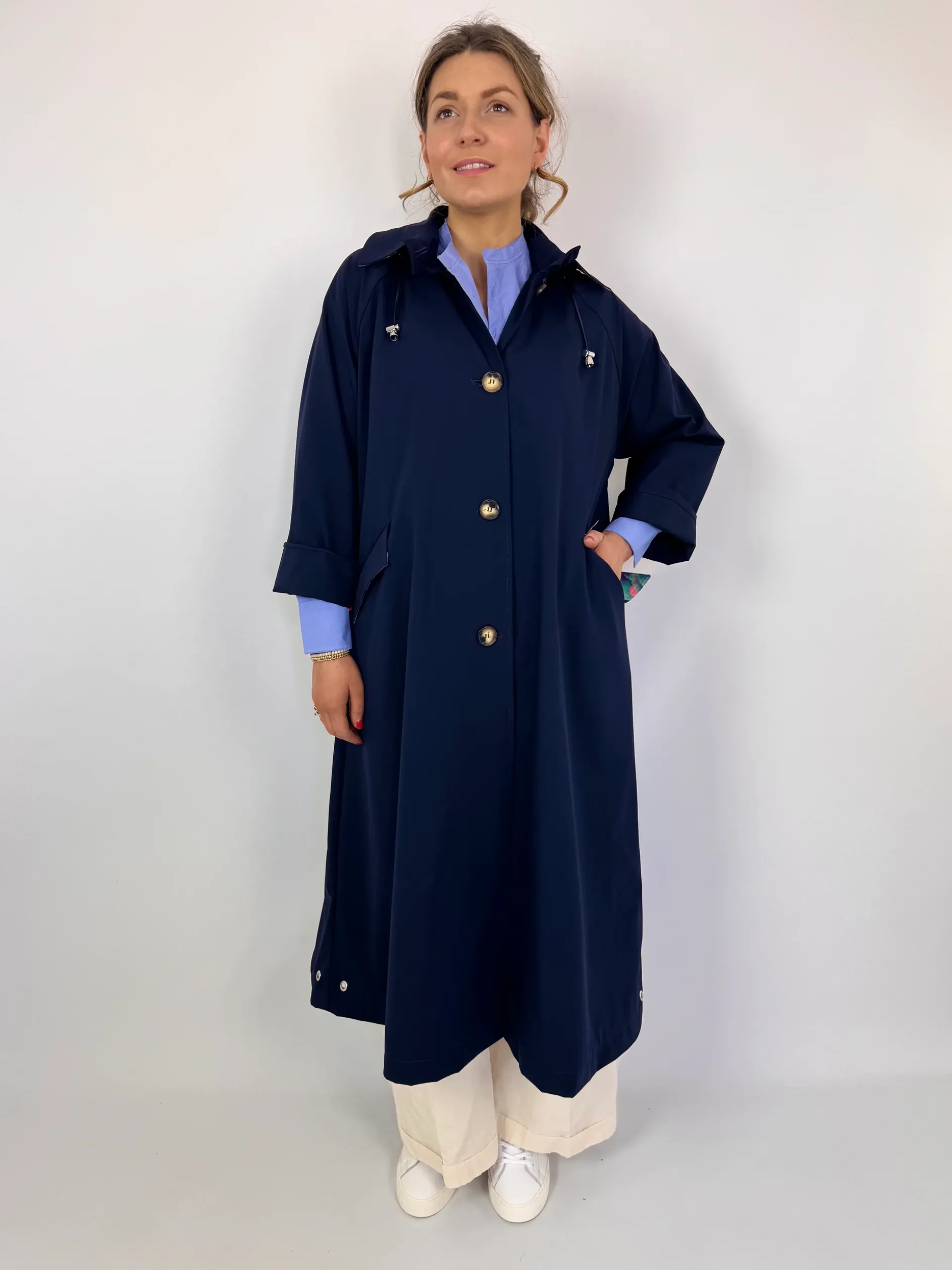 Prêt Pour Partir Vivien Coat Navy