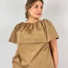Roisin Linnane Reese Blouse Caramel
