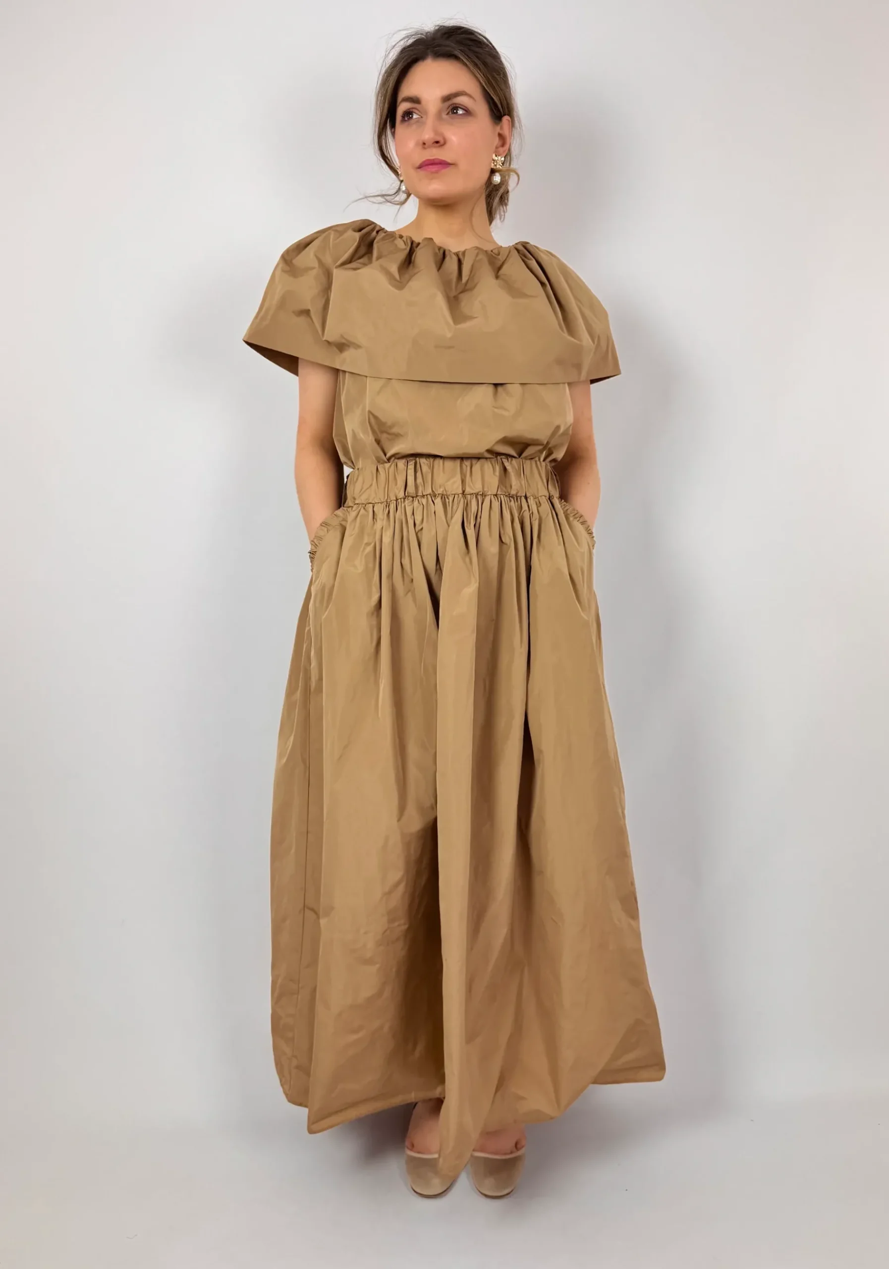 Roisin Linnane Reese Blouse Caramel