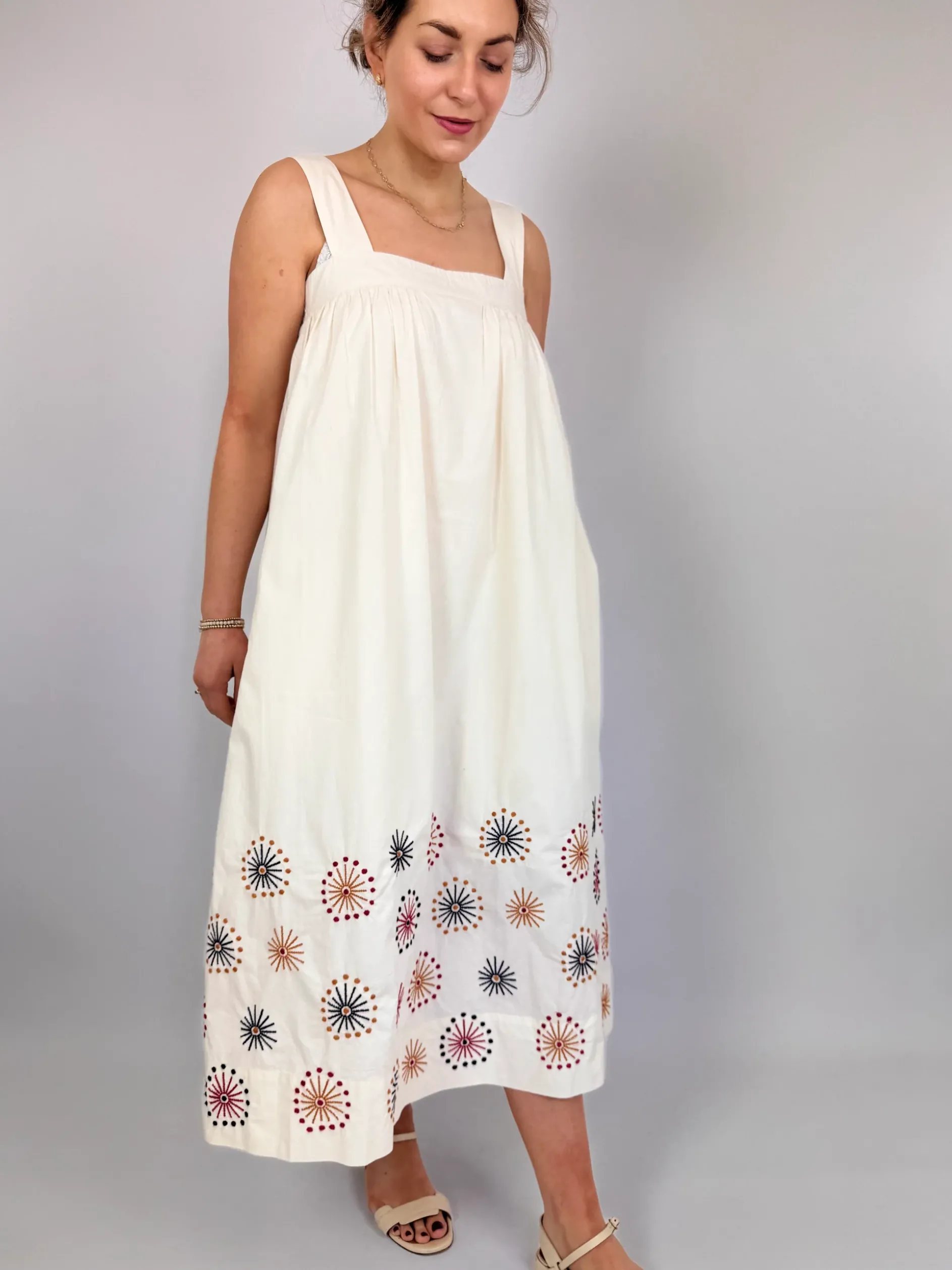 Stella Forest Oskanna Dress Ecru