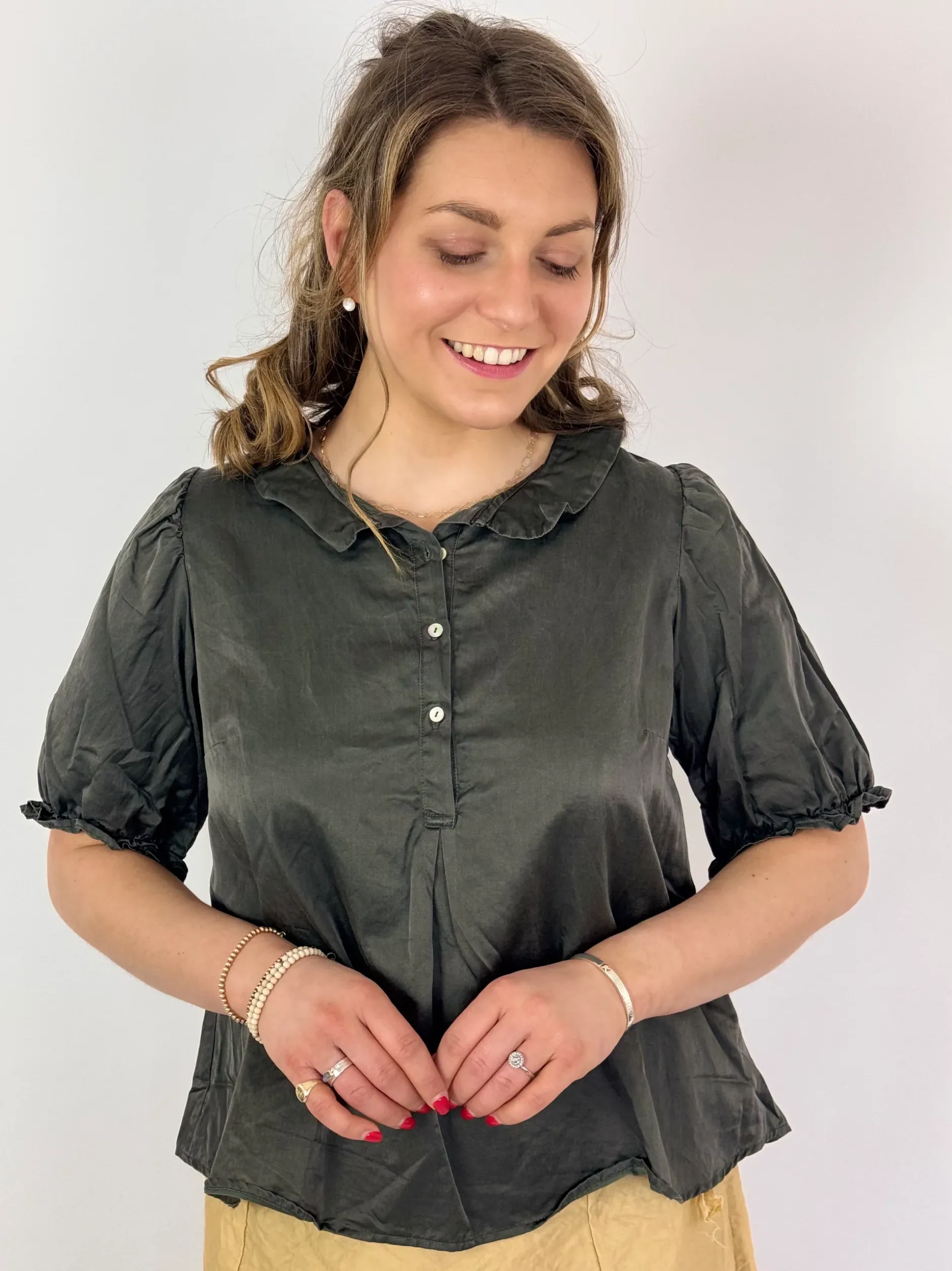 Sula Sweet Blouse Beluga