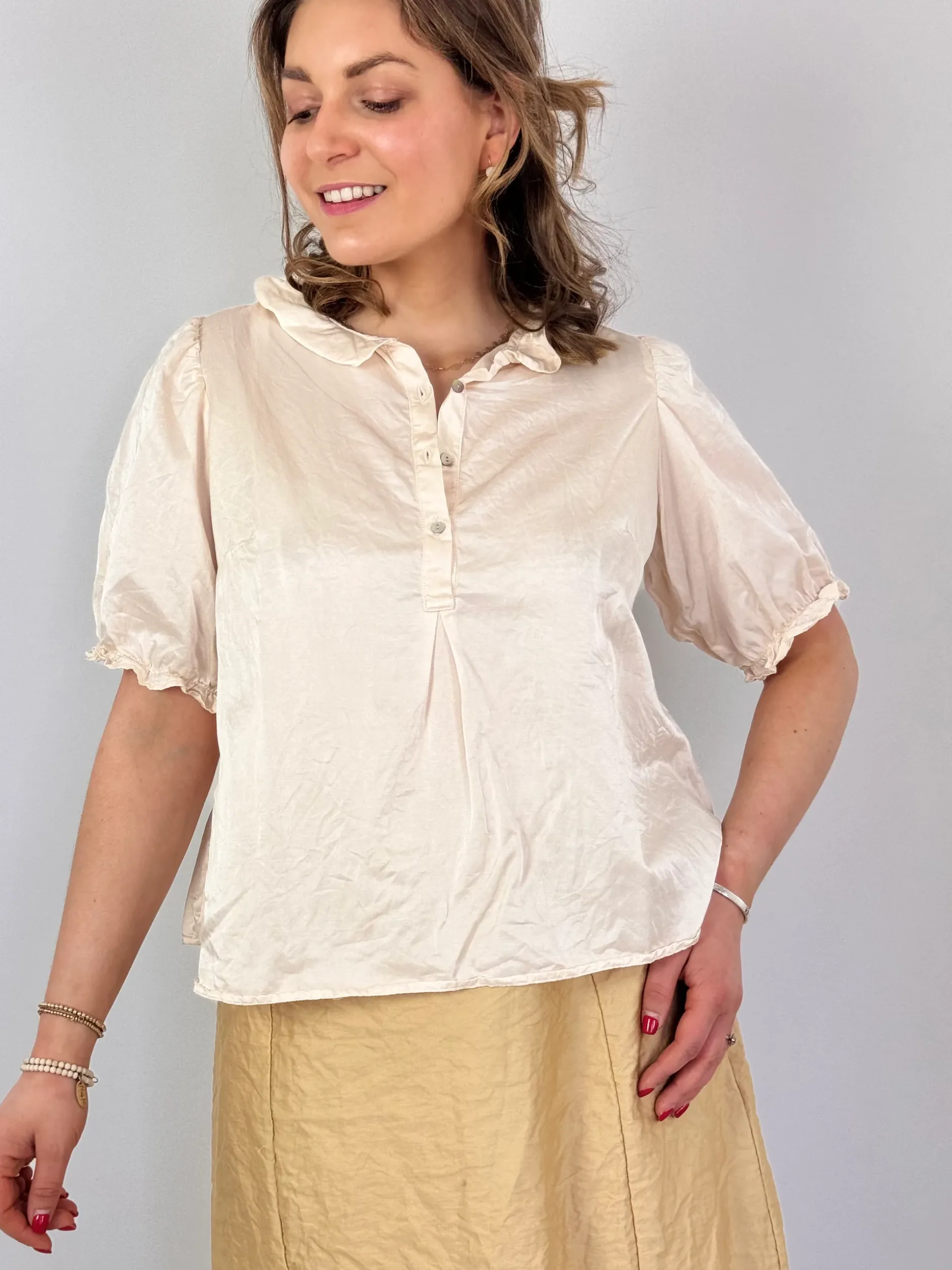 Sula Sweet Blouse Eggnog