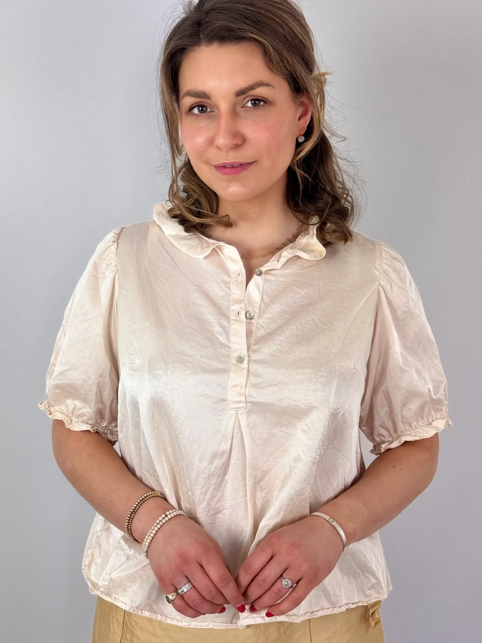 Sula Sweet Blouse Eggnog