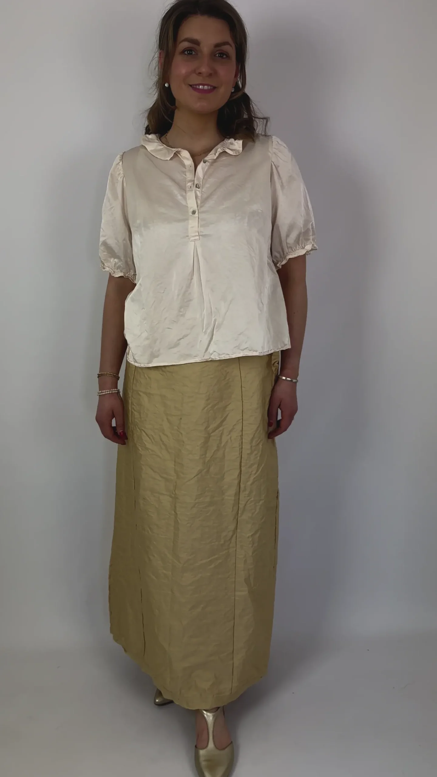 Sula Sweet Blouse Eggnog