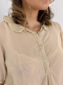Sula Sweet Blouse Gold/Cream