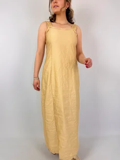 Sula Wide Strap Dress Biscotti