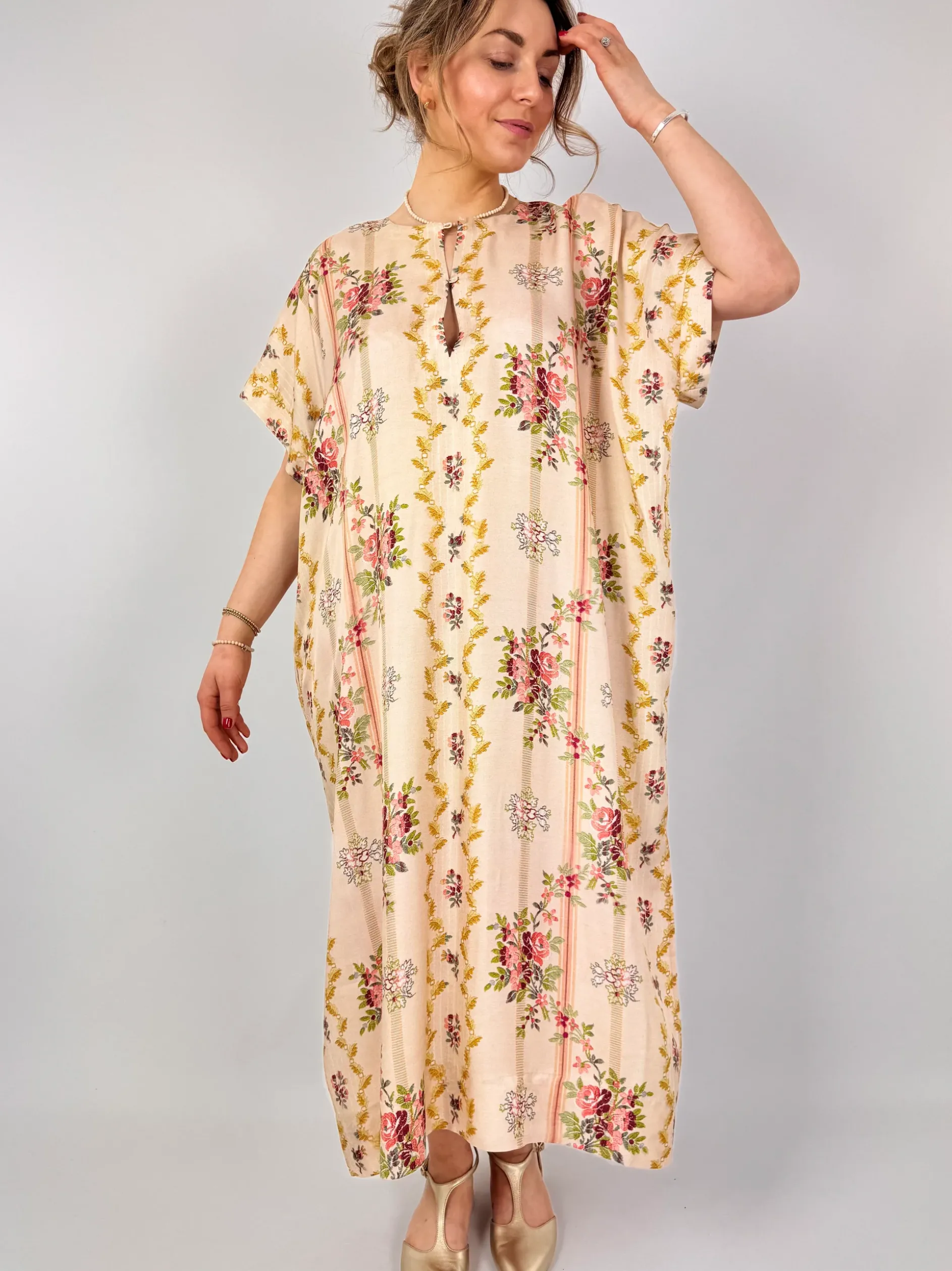 Tapis Noir Clara Dress Beige