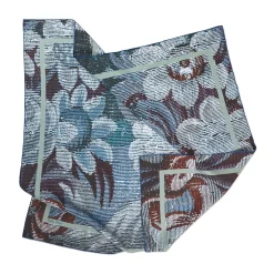 Tapis Noir Classical Blue Tapestry Scarf