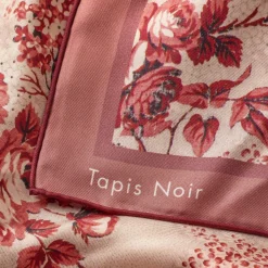 Tapis Noir Classical Red Toile Scarf