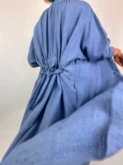 Toujours Work Smock Coat Indigo Blue