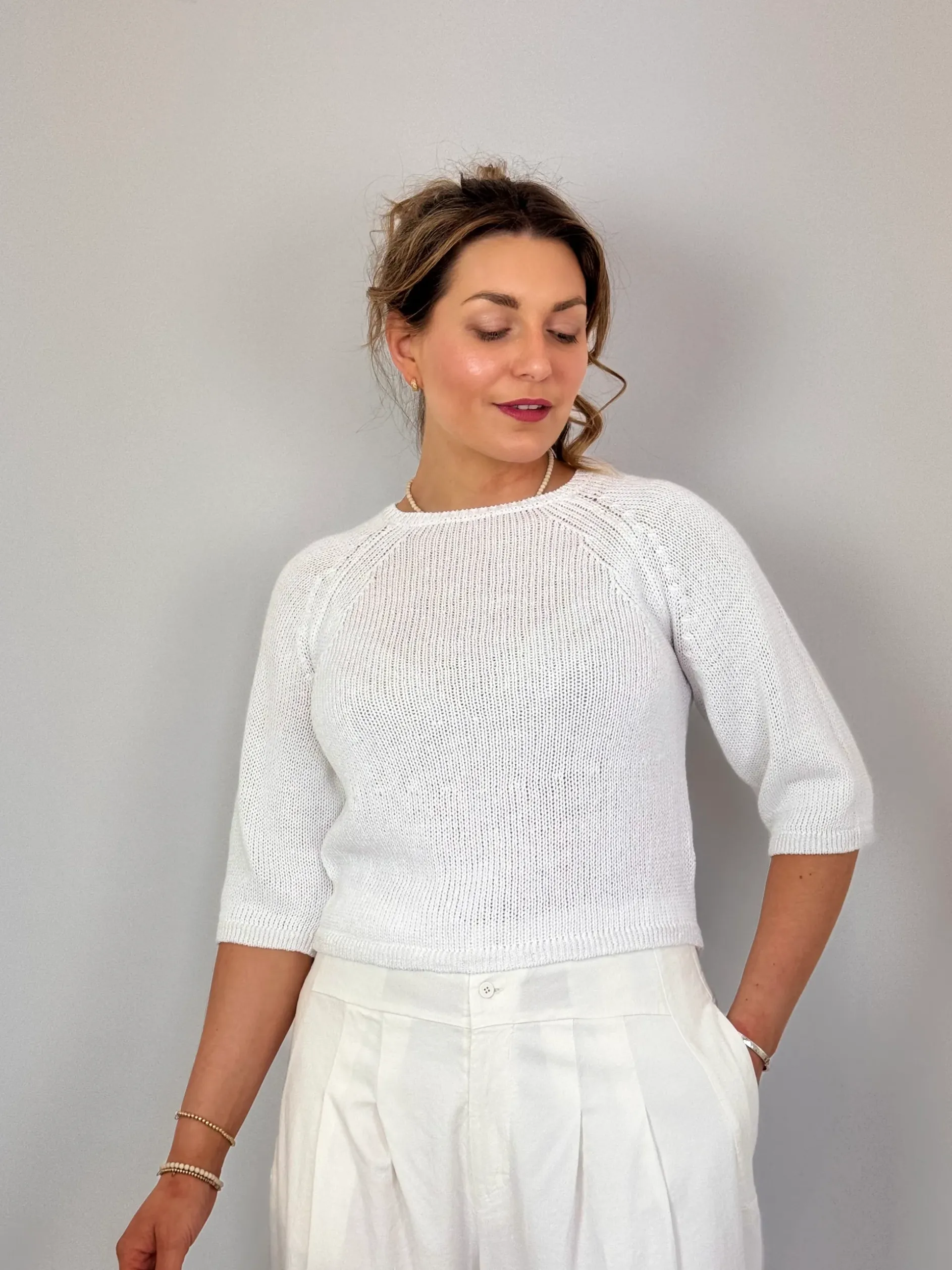 Transit Par-Such 12472 Jumper White