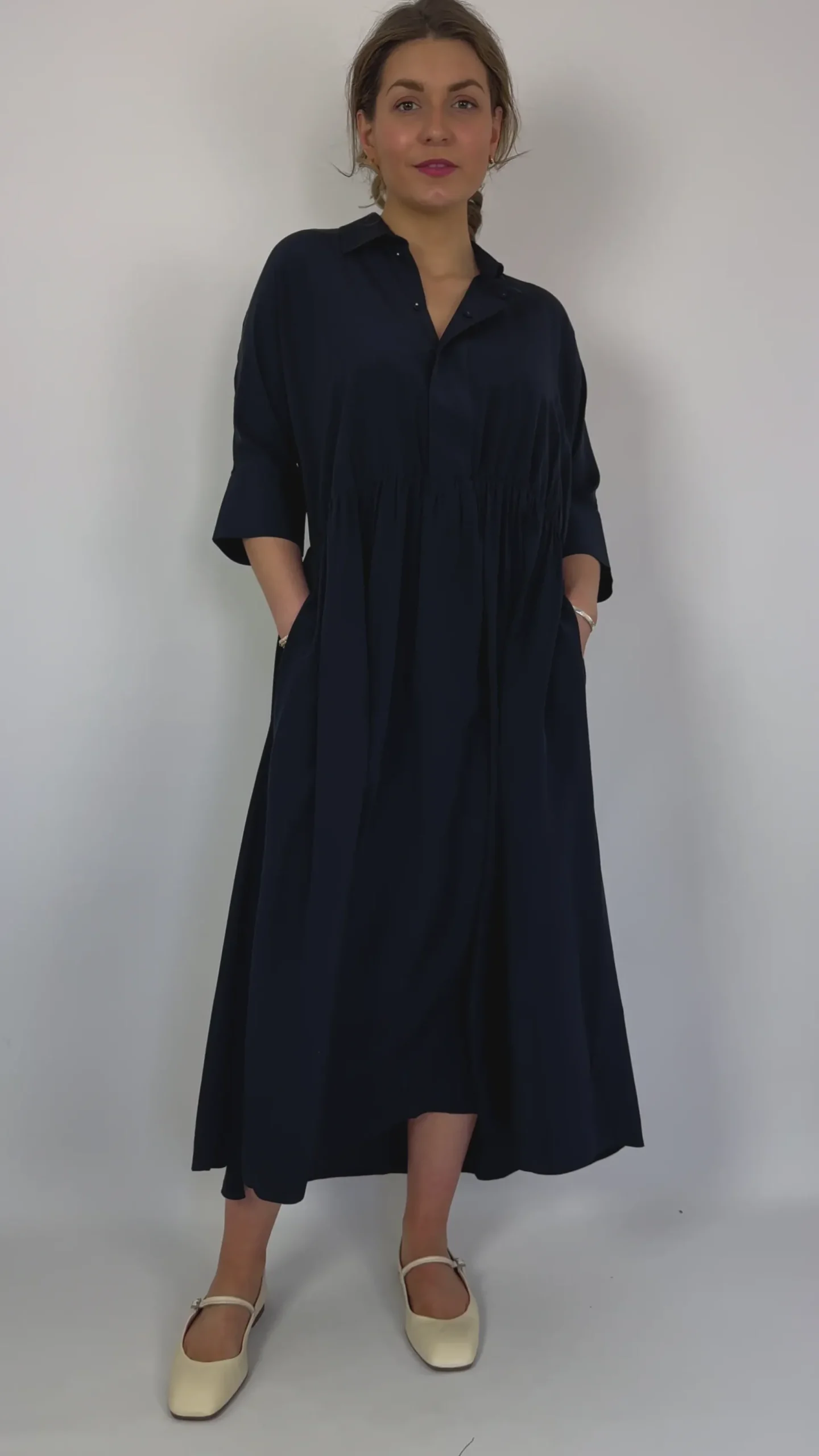 Vic & Bert Agnes Dress Ink