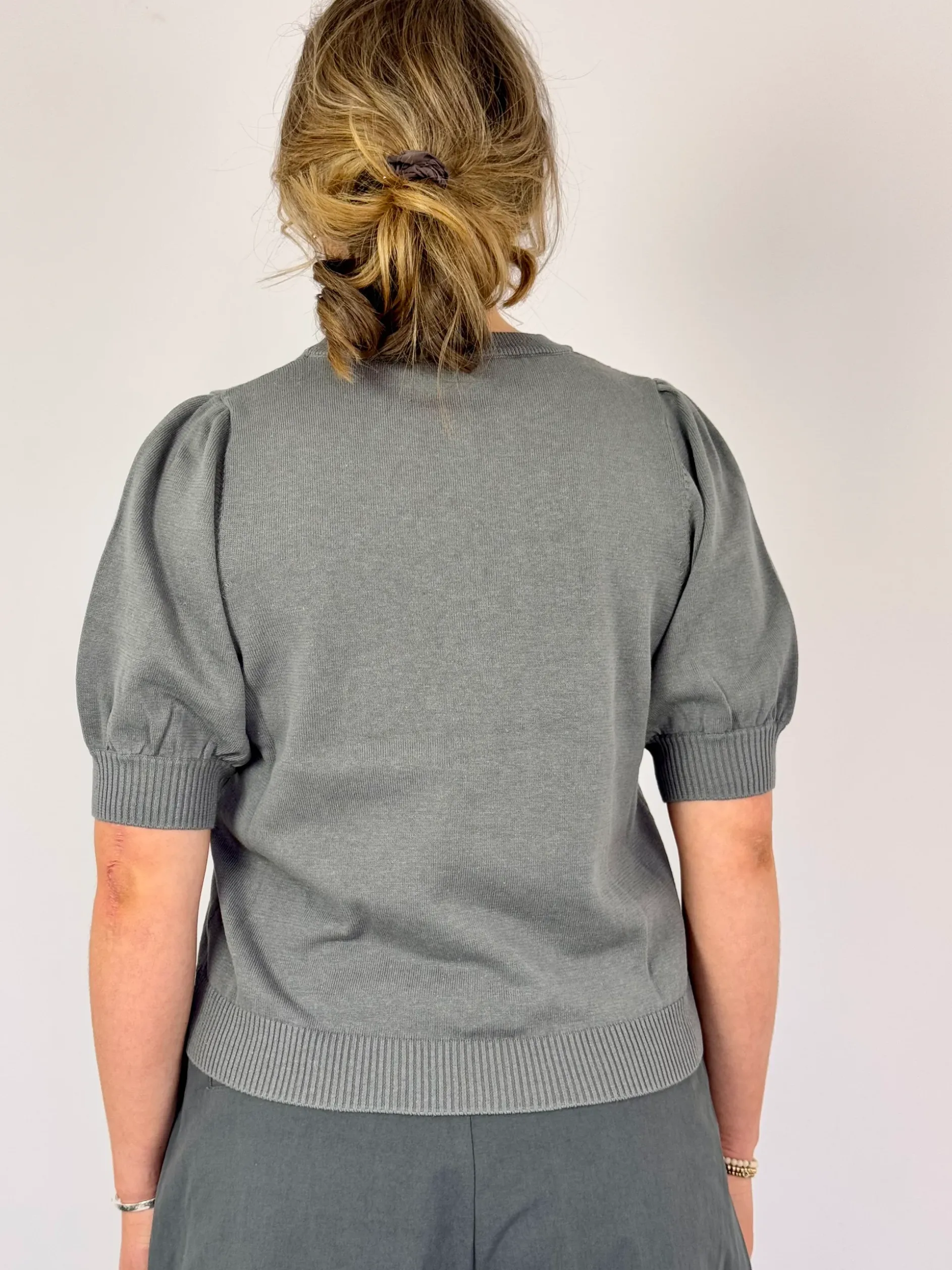 Vic & Bert Wallis Top Grey